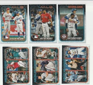 2024 Topps All Star Game Set League Leaders CL All 14 Cards Foil ASG Exclusive - Picture 1 of 3