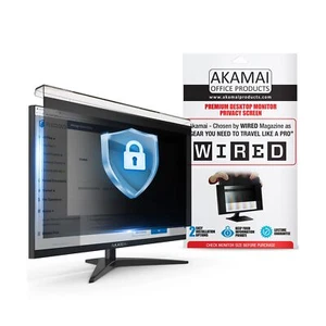 Akamai 20-22 Inch Acrylic Removable Monitor Privacy Screen - LCD Blackout Sec... - Picture 1 of 8