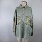 Pol For Cupcake Couture ~ Women's Large ~ Blue Never Gets Old Denim Shirt Jacket