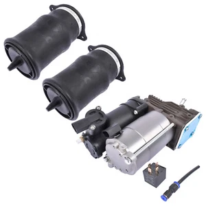 Par de fuellees de muelle traseros + bomba de compresor para Mercedes Viano Vito Bus W639 - Imagen 1 de 14