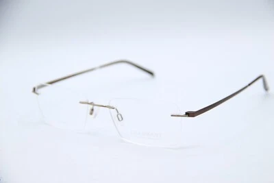 NEW CHARMANT CH 10973 GD GOLD GUNMETAL AUTHENTIC DESIGNER EYEGLASSES 54-18 - Imagem 1 de 4