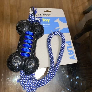 Wag N’ Woof Dog Toy Interactive Rope Bone Toy - Picture 1 of 6