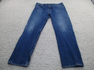 Vintage Levi's Jeans Men 44x38 Blue 501 (Fit 40x33) Button Fly Denim Western USA - Picture 1 of 15