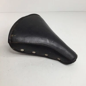 Vintage Bicycle Bike Seat Dual Spring Black  Saddle  - Possibly a Schwinn - READ - Picture 1 of 12