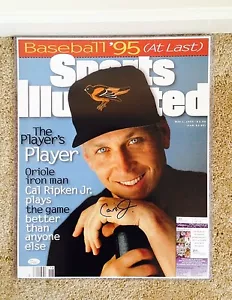 Cal Ripken Jr. Signed Autograph 16x20 Photograph Sports Illustrated Orioles JSA - Picture 1 of 1