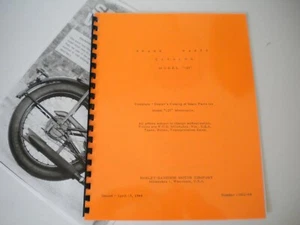 1948 Harley-Davidson 125 Hummer Preliminary Parts Manual-NEW - Bild 1 von 3