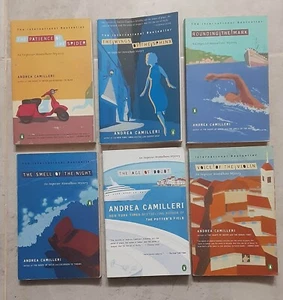 ANDREA CAMILLERI Lot of 6 Soft Cover Books: The Patients of the Spider.... - Bild 1 von 3