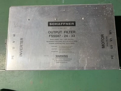 Filtre de sortie SCHAFFNER FS5047-24-33 Max 11KW - inutilisé - Photo 1/2