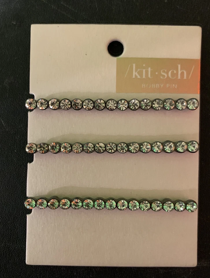 Kitsch Rhinestone Bobby Pins Hair Accessories Metal Grip Clips