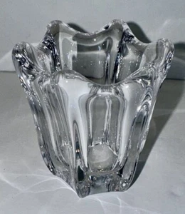 Daum France Art Nouveau Miniature Blown Clear Glass Vase 1890-1914 Daum Freres - Picture 1 of 20