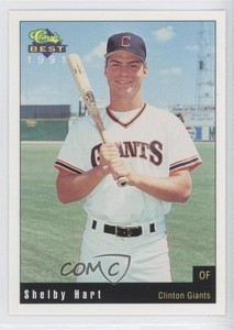 1991 Classic Best Clinton Giants Shelby Hart #17