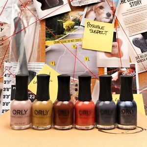 ORLY Plot Twist Collection Fall 2023 Nail Lacquer Full set 6pcs