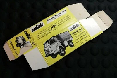 SOLIDO - 203 BOX ORIGINALE CAMION RENAULT 4x4 (modello non presente) - Immagine 1 di 4