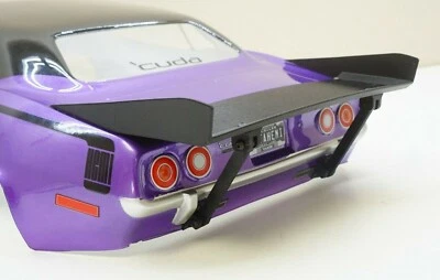 AJC Mods High Downforce Rear Wing for Proline 1972 Plymouth Barracuda NPRC Cuda - Image 1 of 4