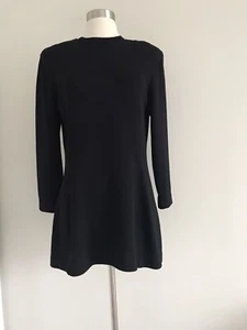ST. JOHN BY MARIE GRAY STRETCH ZIP BACK KNIT TUNIC TOP SWEATER SIZE 10 - Picture 1 of 9