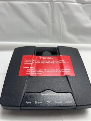 Siemens SpeedStream 4100 Ethernet ADSL  060-D141-A39 Modem Only No AC Adapter - Image 1 of 4
