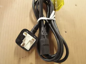 British UK 6 ft IEC Detachable AC Computer Audio Electronic Machine Power Cord - Picture 1 of 3