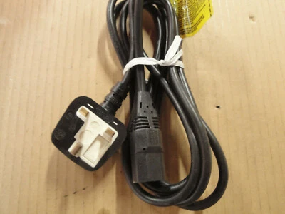 British UK 6 ft IEC Detachable AC Computer Audio Electronic Machine Power Cord - Image 1 of 3