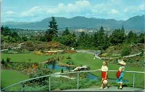 Sunken Garden Queen Elizabeth Park Vancouver British Columbia Canada Postcard - Picture 1 of 2