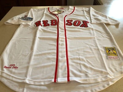 Camiseta deportiva Mitchell & Ness Cooperstown Collection Medias Rojas David Ortiz - XL para hombre Foto 1 de 4