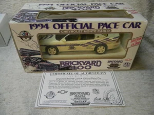 BROOKFIELD 1/25 SCALE 1994 MONTE CARLO BRICKYARD 400 PACE PROMO CAR -MIB - Picture 1 of 8