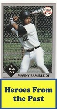 1991 Front Row Draft Picks Silver #47 Manny Ramirez 054-N