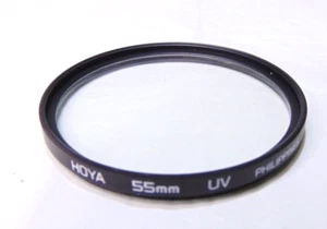 Hoya 55mm HMC Glass UV Filter Made in Philippines - Picture 1 of 9