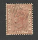 Sierra Leone #31 (A2) SG #34 VF USED - 1888 1sh Queen Victoria 
