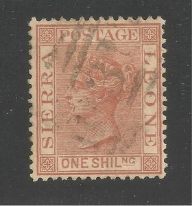 Sierra Leone #31 (A2) SG #34 Sehr guter Zustand gebraucht - 1888 1. Queen Victoria - Bild 1 von 1