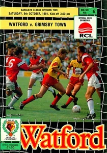 Watford v Grimsby Town 1991-92 - Picture 1 of 1