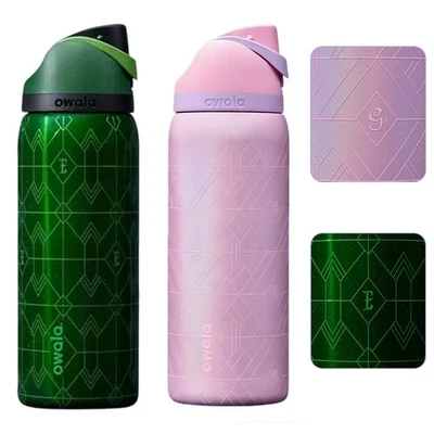 Owala Wicked For Good Glinda 32oz Freesip Water Bottle Xmas Gifts Stainless Stee - image 1 of 4