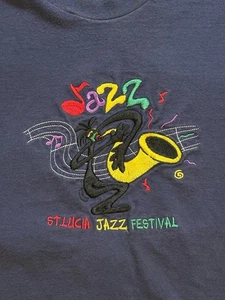 Vintage St. Lucia Jazz Caribbean Festival T-Shirt L - Bild 1 von 3