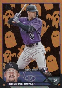 2023 Topps Update BRENTON DOYLE Halloween Ghost Foil SP #US314 Rockies Rookie - Picture 1 of 1