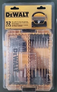 DeWalt DWAF1245 Drill Drive Set with Tape Measure 52 pc **BRAND NEW SEALED** - Picture 1 of 2
