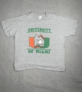 Vintage University of Miami Shirt Mens X-Large Sebastian Ibis Hurricanes Pipe - Picture 1 of 5