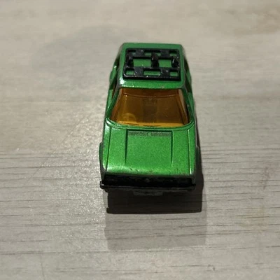 Matchbox Superfast No 7 1976 VW Golf metálico oscuro base negra lima Inglaterra Foto 1 de 4