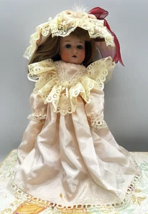 Bisque 201 13/0 DEP Gebrüder Knoch Biskuitkopf Puppe V.Seeley Kugelgelenk Körper 10 Zoll - Bild 1 von 23