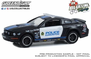Greenlight 1/64 - 2009 Ford Mustang GT - Edmonton Police - Blue Line Racing - Picture 1 of 2