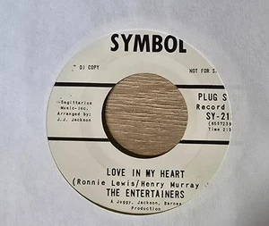 The Entertainers - Love In My Heart / My Pad Promo Northern Soul 45 on Symbol - Bild 1 von 2
