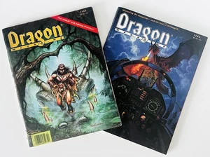 Vintage TSR Dragon Magazine 1989 Issue #142 & #143, Good - Picture 1 of 6