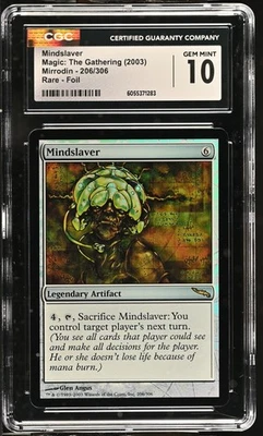 MINDSLAVER Mirrodin Foil Rare CGC 10 MTG [Nostalgium] - Image 1 of 2