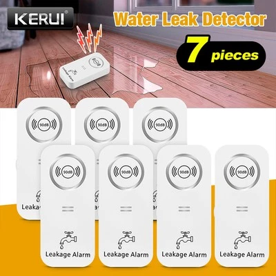 Water Leak Sensor Alarm 90dB Voice Alert Wireless Water Leakage Detector Alarm - Image 1 of 4