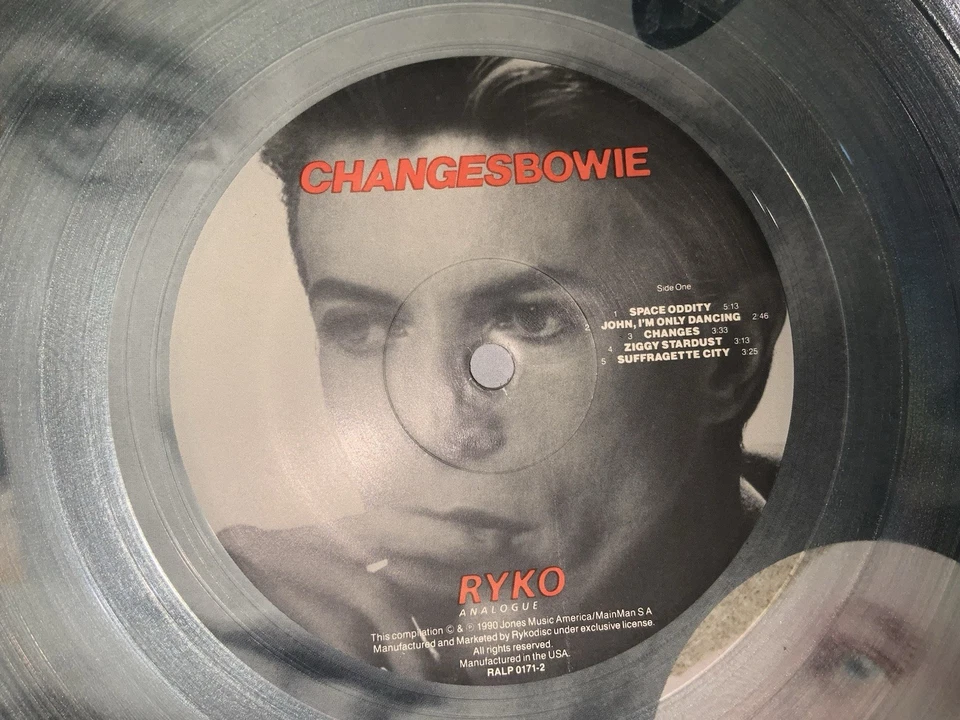 David Bowie CHANGES Double LP ChangesBowie 1990 Ryko Jones Music RALP 0171-2 USA - Image 1 of 4