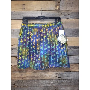 Vintage NWT Robert Stock Bali Batiks Hand Painted Palm Resort  Swim Trunk Large - Picture 1 of 7