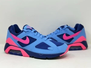 HQ1706 401 Nike Air Max 180 Retro University Blue Hyper Pink US Size 9 Men’s - Picture 1 of 7