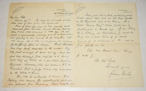 ORIGINAL Signed Letter from Lieutenant-Colonel Graham Brooks Grand Party 1943 - Picture 1 of 4