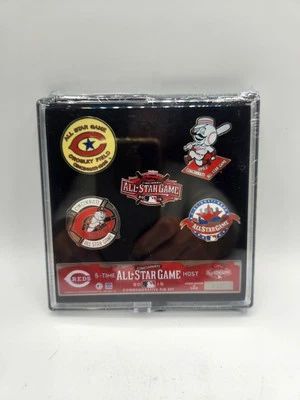 2015 MLB Cincinnati 5-Time All-Star Game Host Commemorative Pin Set 420/2015 NEW - Image 1 of 4