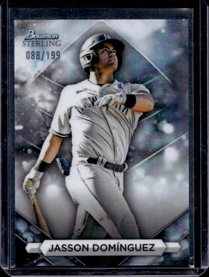2023 Bowman Sterling Jasson Dominguez Refractor #88/199 Yankees - Image 1 of 2