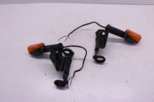 92-98 SUZUKI GS500E OEM FRONT LEFT RIGHT TURN SIGNALS LIGHT INDICATORS W/ MOUNT  - Picture 1 of 6