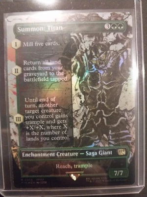 Summon: Titan from Final Fantasy (FIN) - Number 373 - Near Mint Normal - Rare Sa - Image 1 of 4